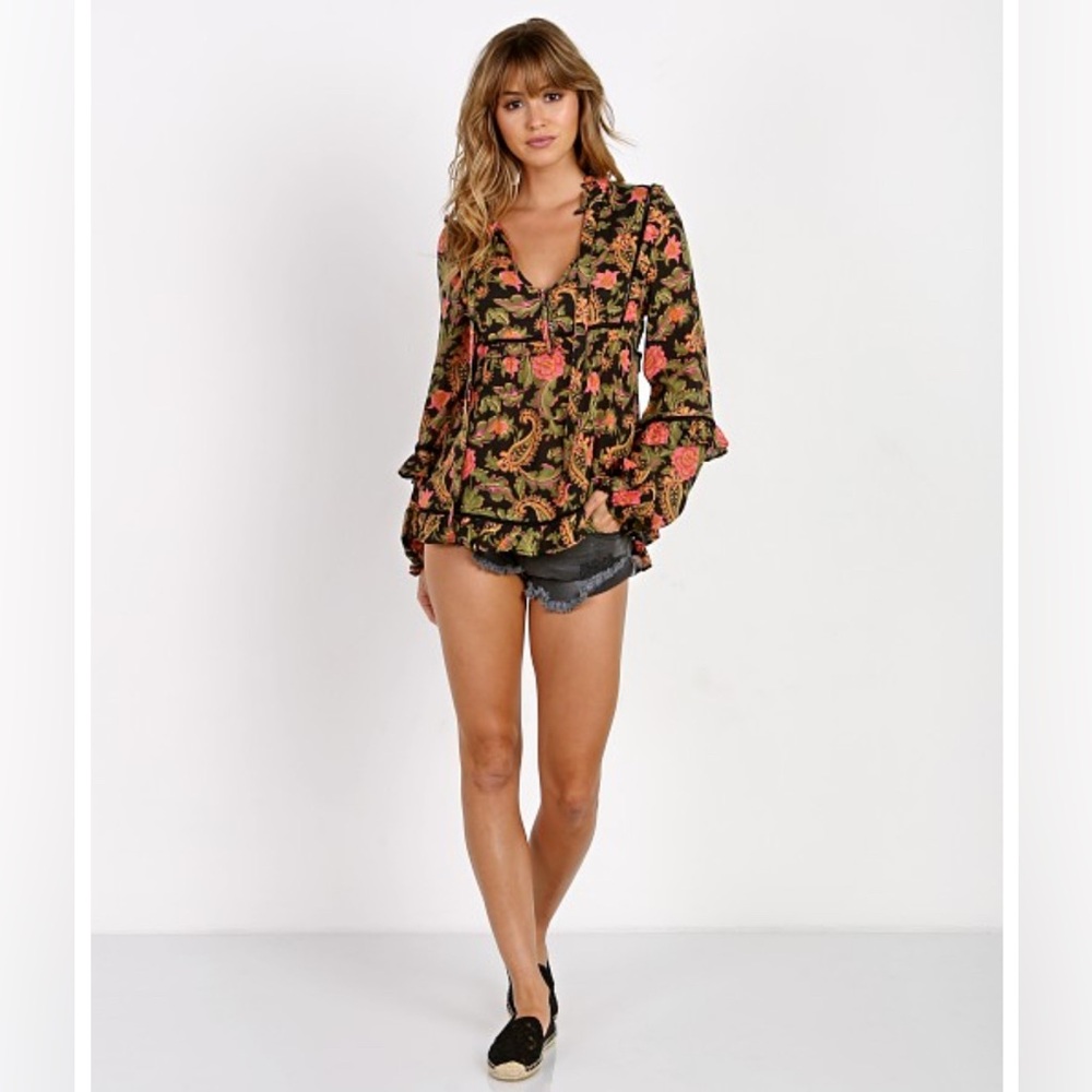 NWOT Spell Etienne Blouse Nour XXS